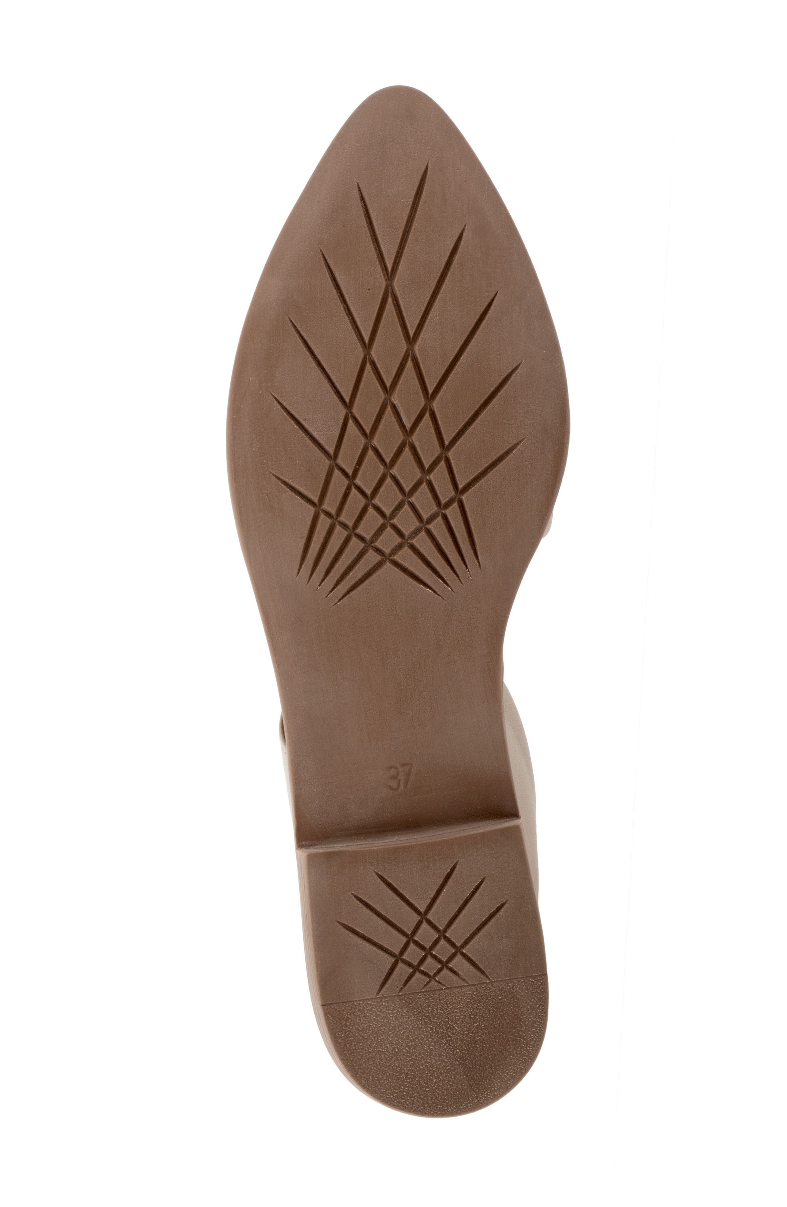 Bueno Bianca Slingback Pointed Toe Flat, Alternate, color, Light Grey