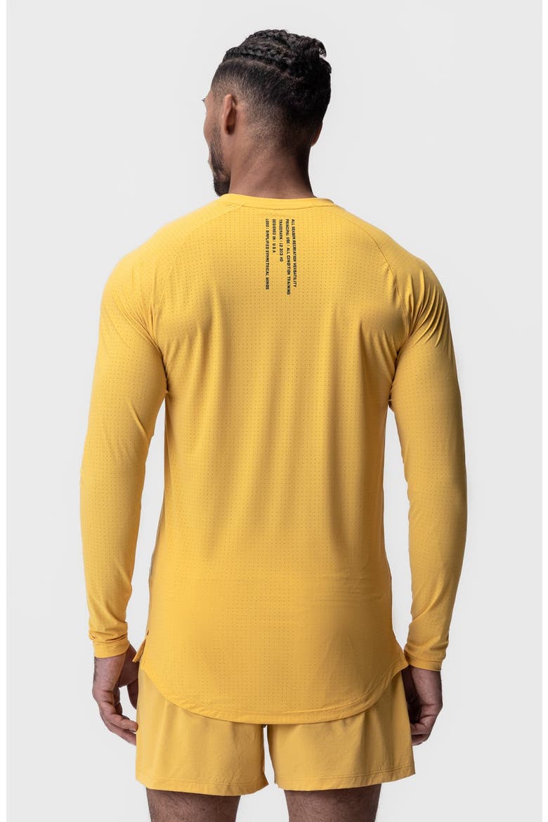 Laser Vent Established Long Sleeve Shirt, Alternate, color, Amber