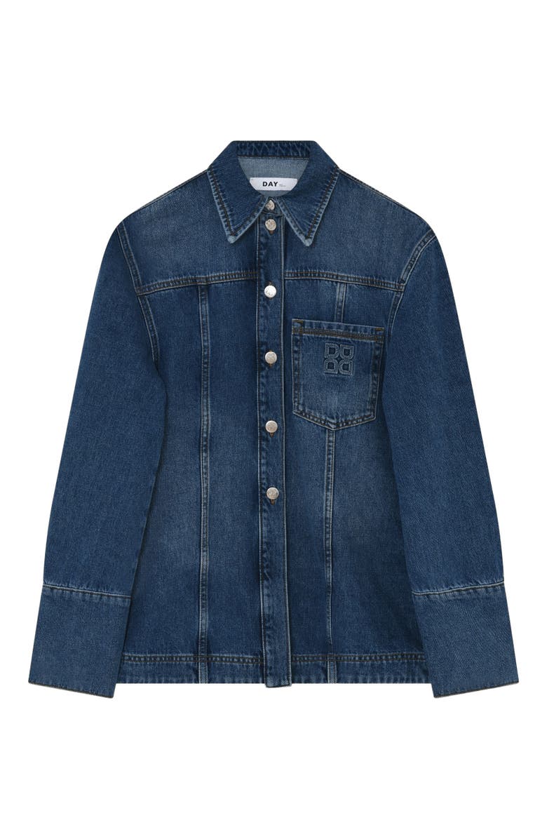 DAY Birger et Mikkelsen Ludmilla Medium Wash Denim Jacket, Alternate, color, Medium Blue