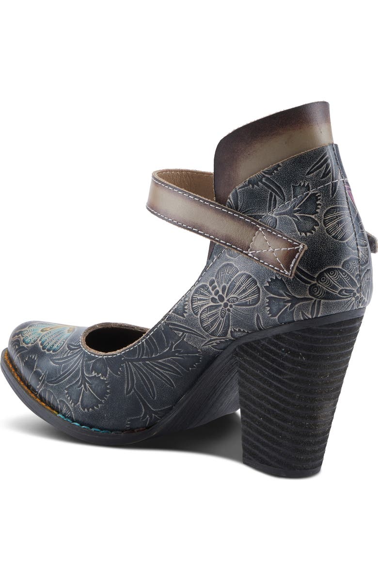 L'Artiste by Spring Step Foxglove Ankle Strap Pump, Alternate, color, Black Multi