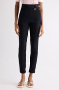 Chloé High Waist Stretch Tricotine Pants