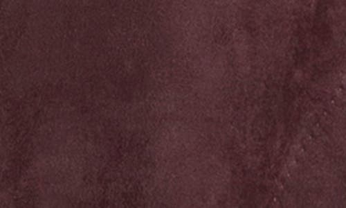 Max Studio Faux Suede Shift Dress In Burgundy