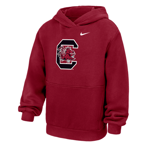 Youth Nike Garnet South Carolina Gamecocks Primary Logo Hoodie