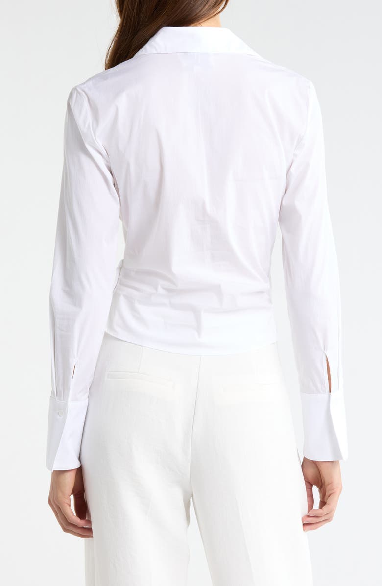 TWP All Wrapped Up Cotton Blend Shirt, Alternate, color, White