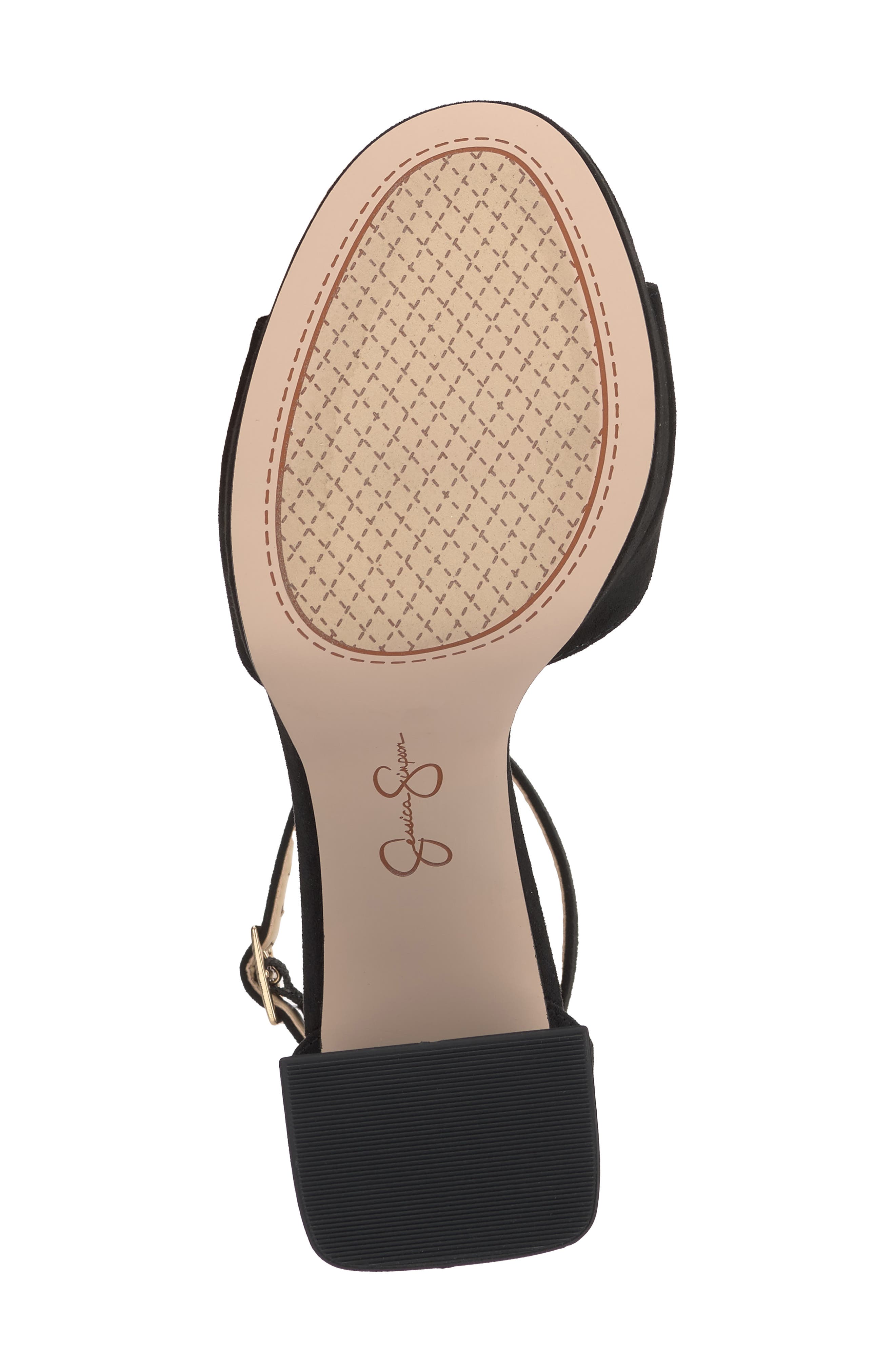 Jessica Simpson Kaliah Ankle Strap Platform Sandal, Alternate, color, Black