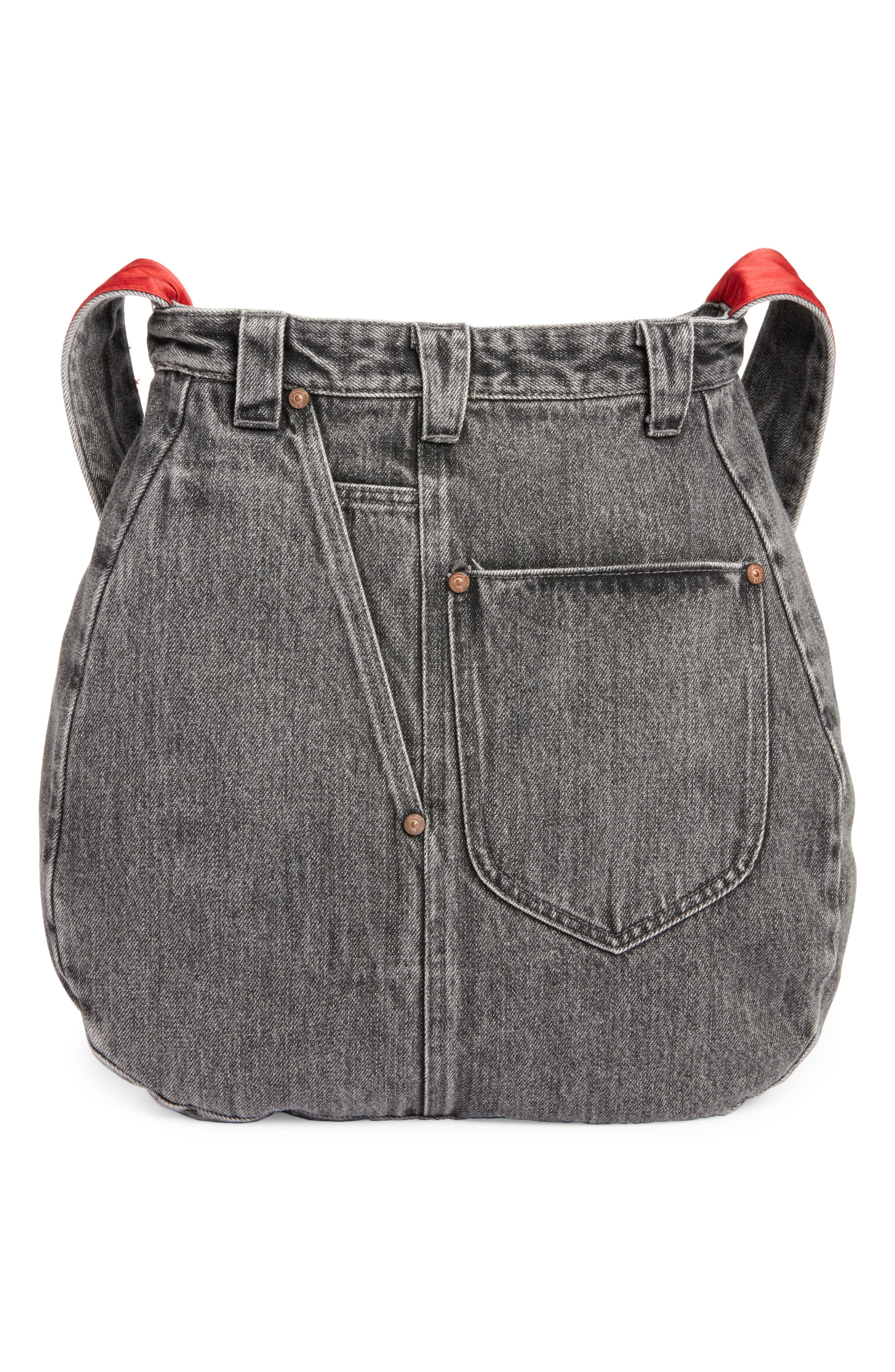 Elwood Denim Bag, Alternate, color, 