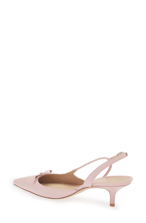 Stuart Weitzman Tully Pointed Toe Slingback Pump In Ballet