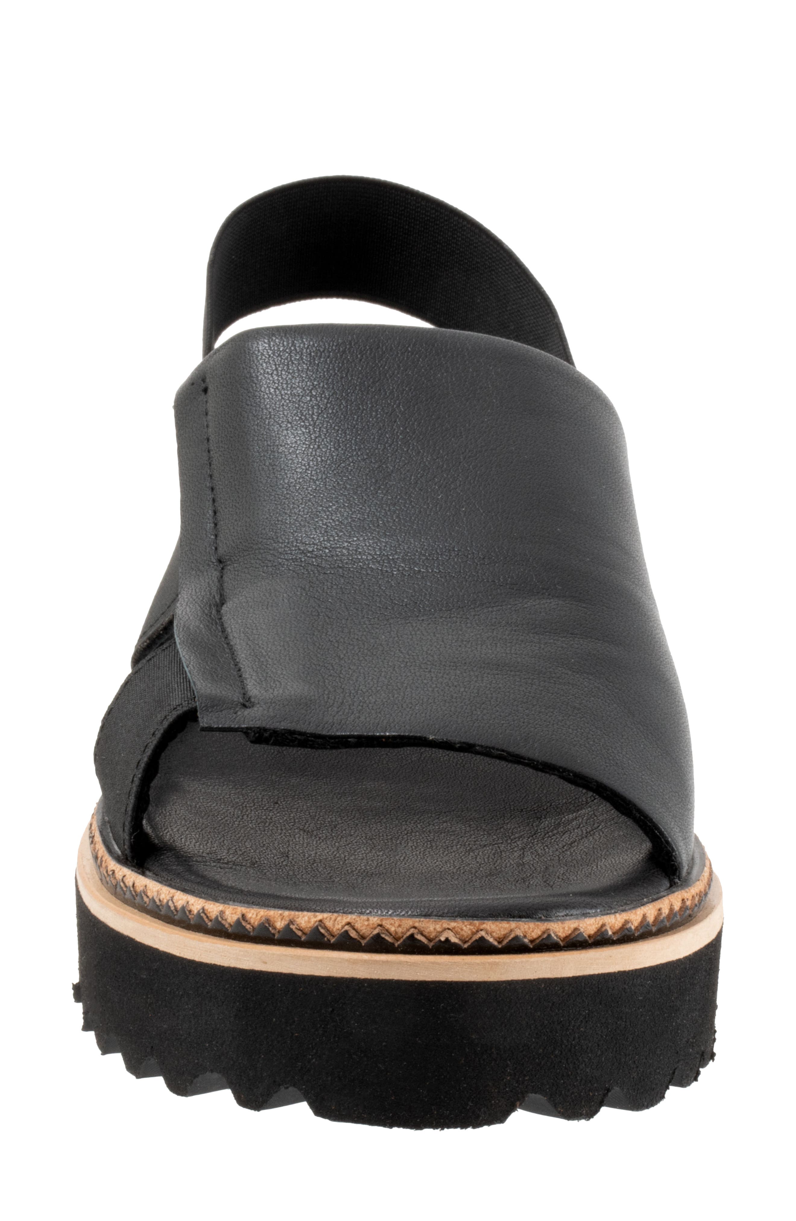 Bueno Amy Slingback Platform Sandal, Alternate, color, Black