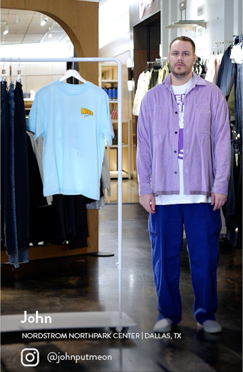 Loose Freestyle Embroidered Graphic T-Shirt, sales video thumbnail