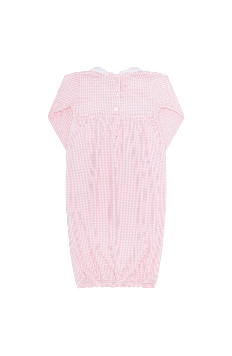 Nellapima Pink Gingham Smocked Gown - Baby, Alternate, color, Pink