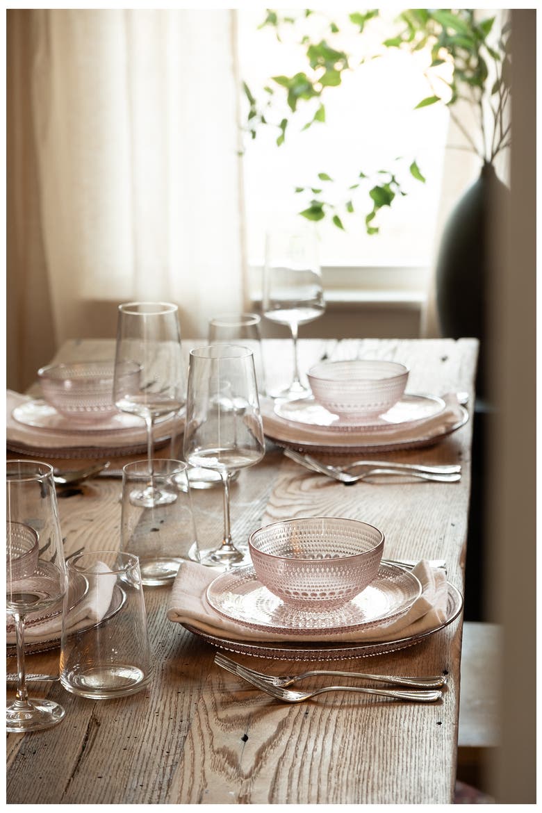 Jupiter Set of 4 Dinner Plates, Alternate, color, PINK