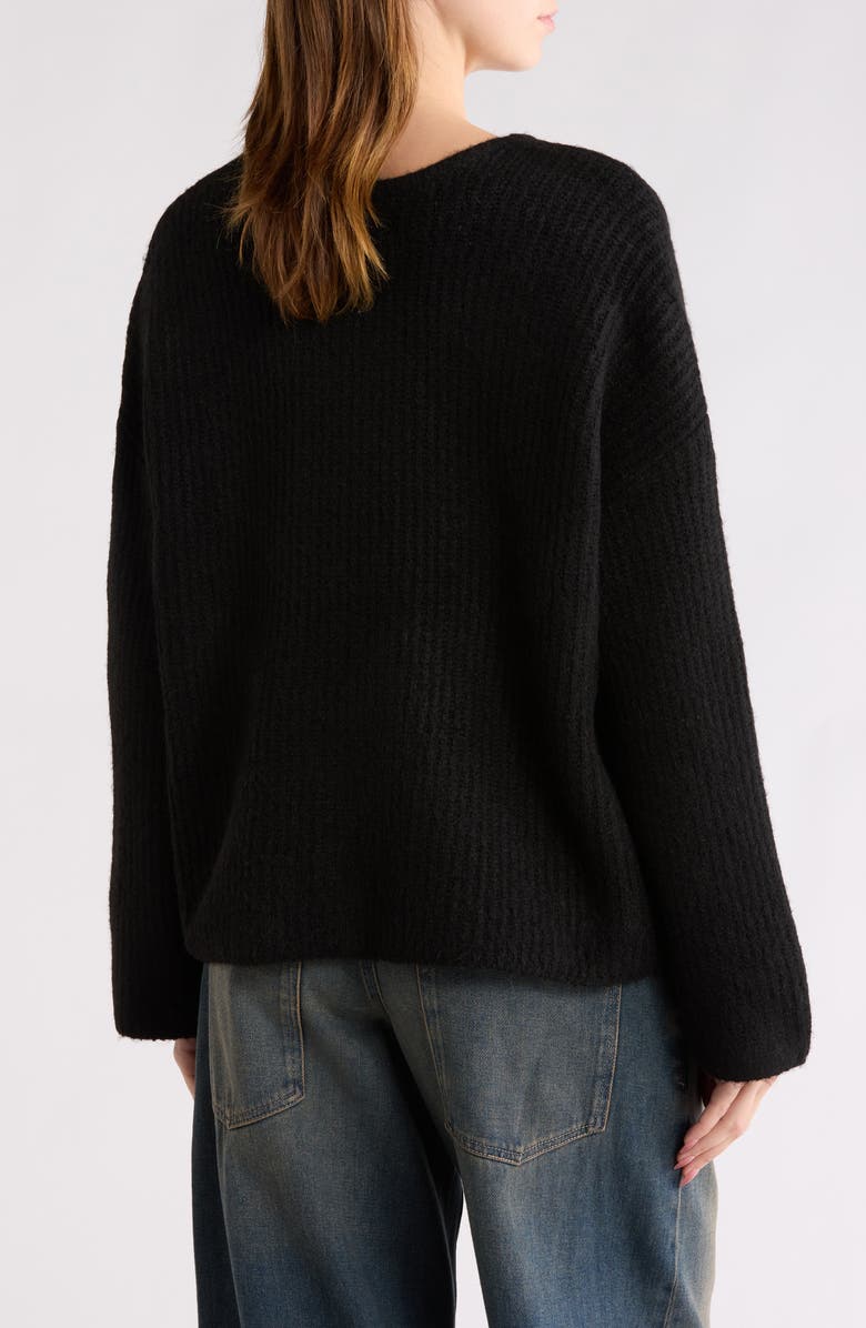 PacSun Aria Crewneck Sweater, Alternate, color, Black