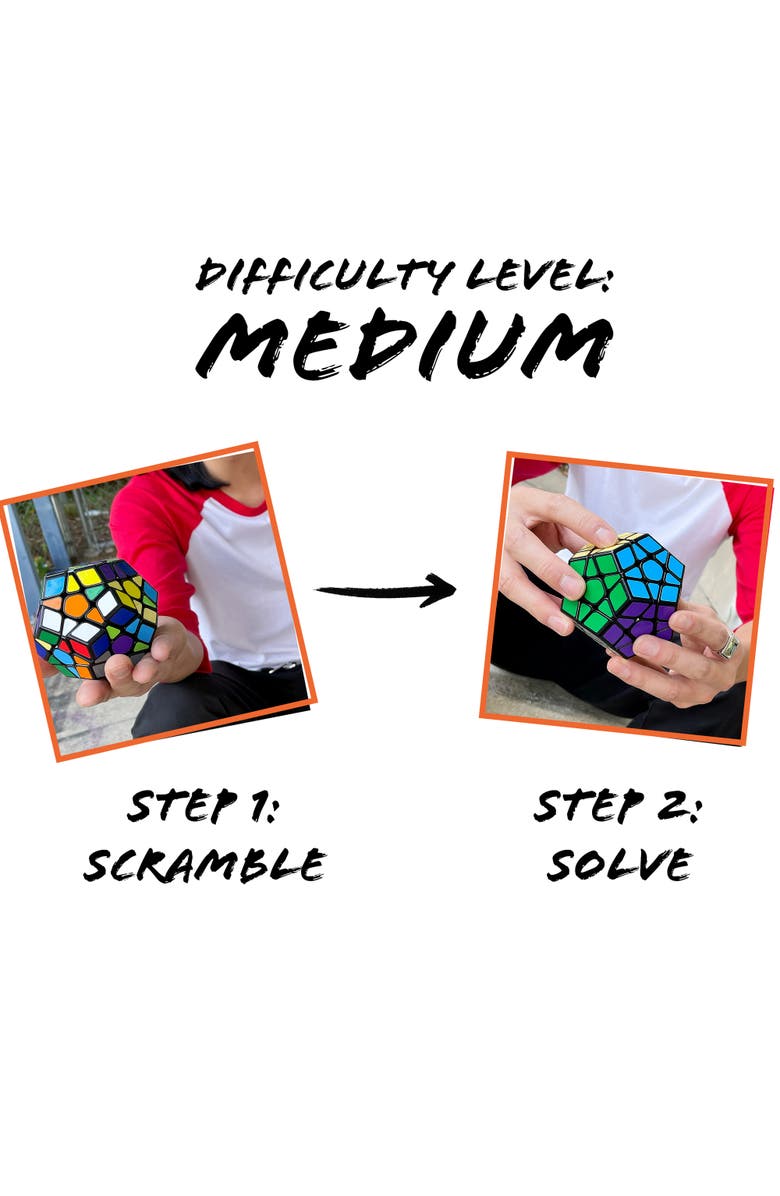 Inverse Novalinx Twist & Solve 12-Sided Handheld Puzzle, Ages 8+, Alternate, color, Multicolored