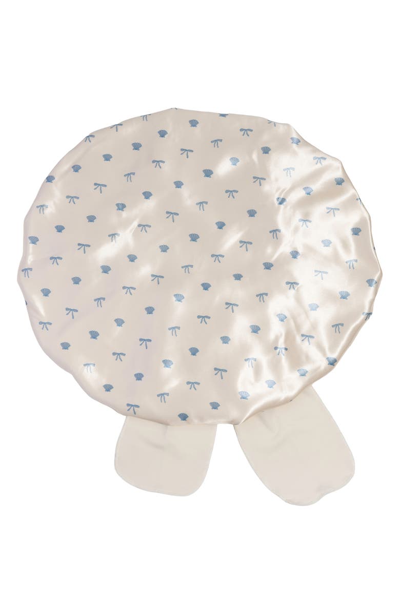 Kitsch Coastal Satin Sleep Bonnet, Alternate, color, Pearlized Cream