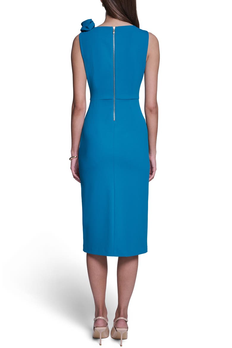 Bodycon Midi Dress, Alternate, color, TEAL