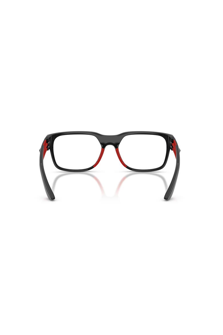 55mm Irregular optical glasses, Alternate, color, Black/ Red