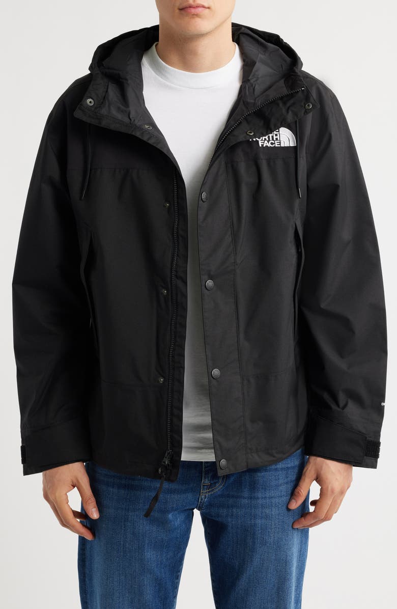 The North Face Reign On Waterproof Hooded Jacket, Main, color, Tnf Black