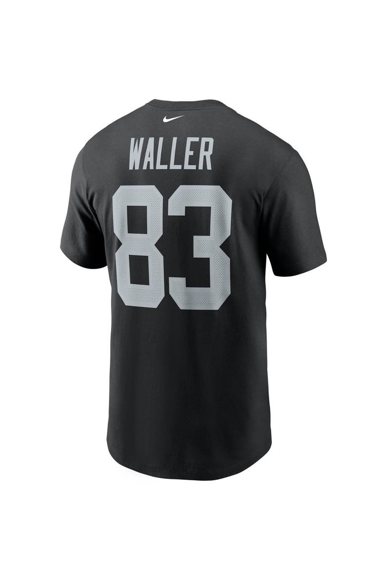 Men's Nike Darren Waller Black Las Vegas Raiders Name & Number T-Shirt, Alternate, color, Black