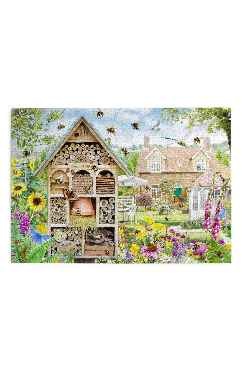 The House of Puzzles Bee Hotel 1,000-Piece Jigsaw Puzzle, Main, color, Multi