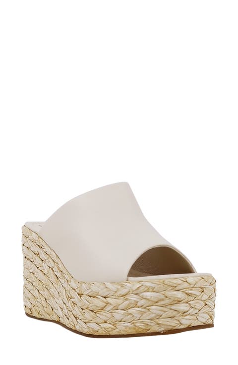Jodie Espadrille Platform Wedge Slide Sandal (Women)