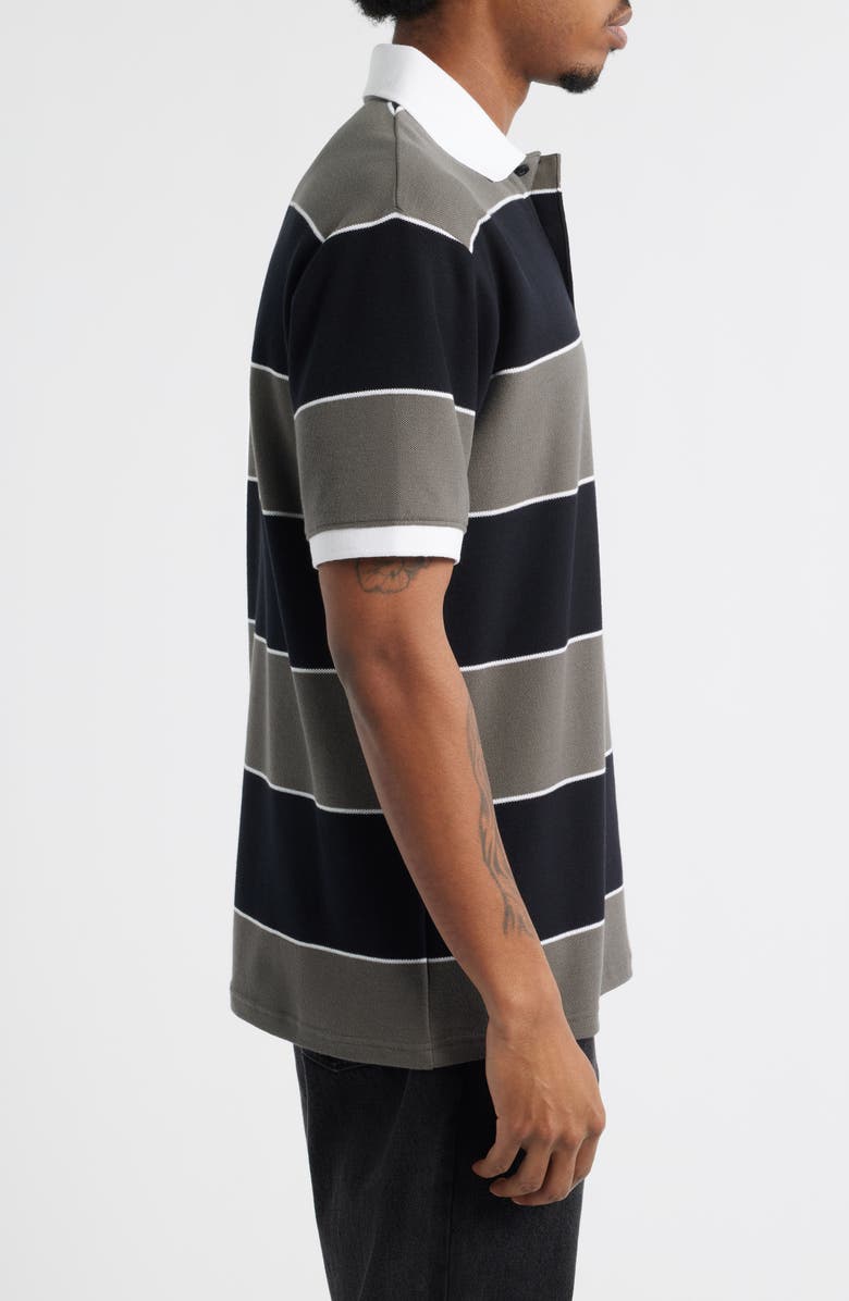 ICECREAM Candy Stripe Cotton Piquè Polo, Alternate, color, Black