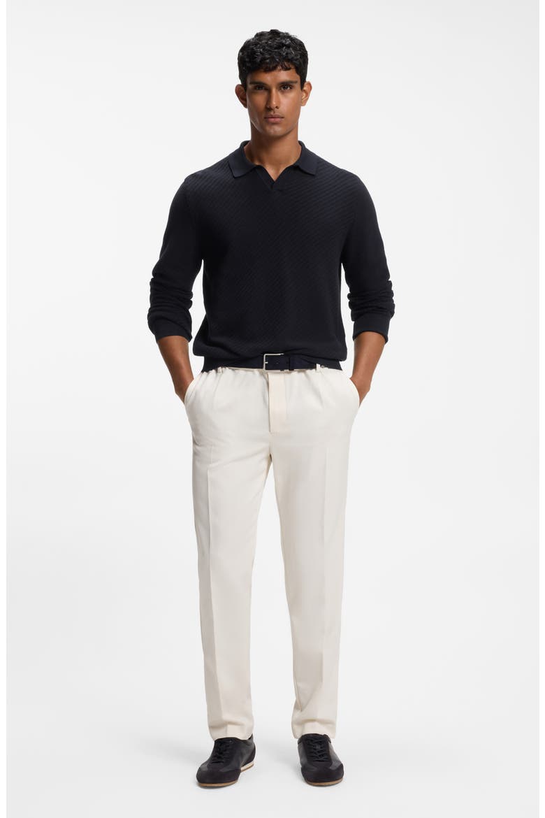 H-Lomarino Long Sleeve Cotton Polo, Alternate, color, DARK BLUE