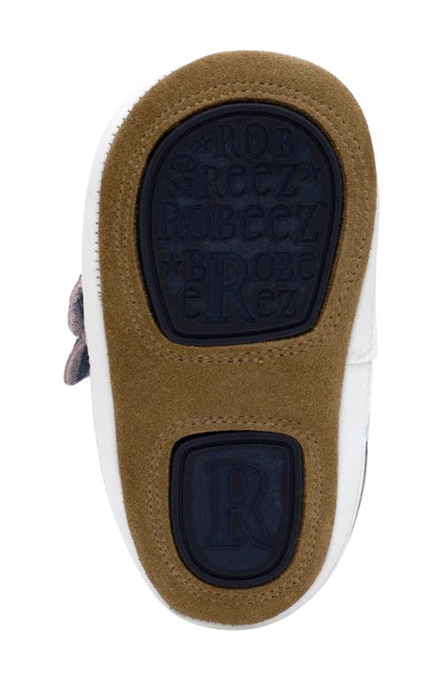 Robeez ® Kids' First Kicks Valerie Crib Shoe In Dk Blue