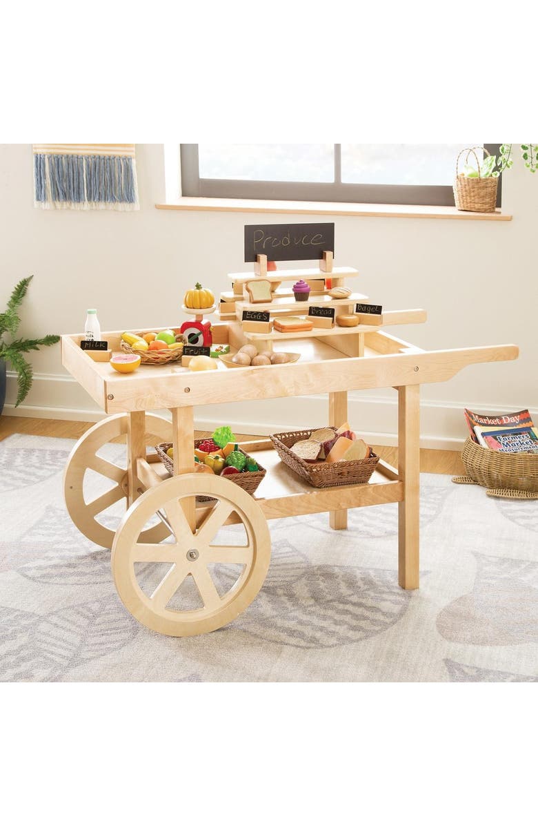 Kaplan Early Learning Company Market Cart, Alternate, color, Multicolored