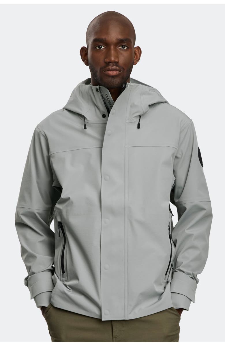 Canada Goose Rupert Rain Jacket Black Label, Alternate, color, Stratus Grey