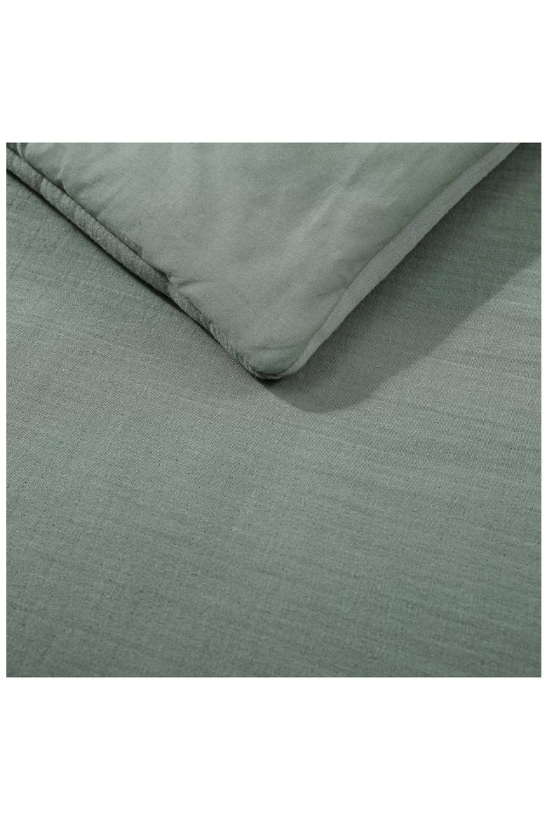Paradisio Yarn Dyed Cotton Gauze Comforter & Sham Set, Alternate, color, DARK GREEN