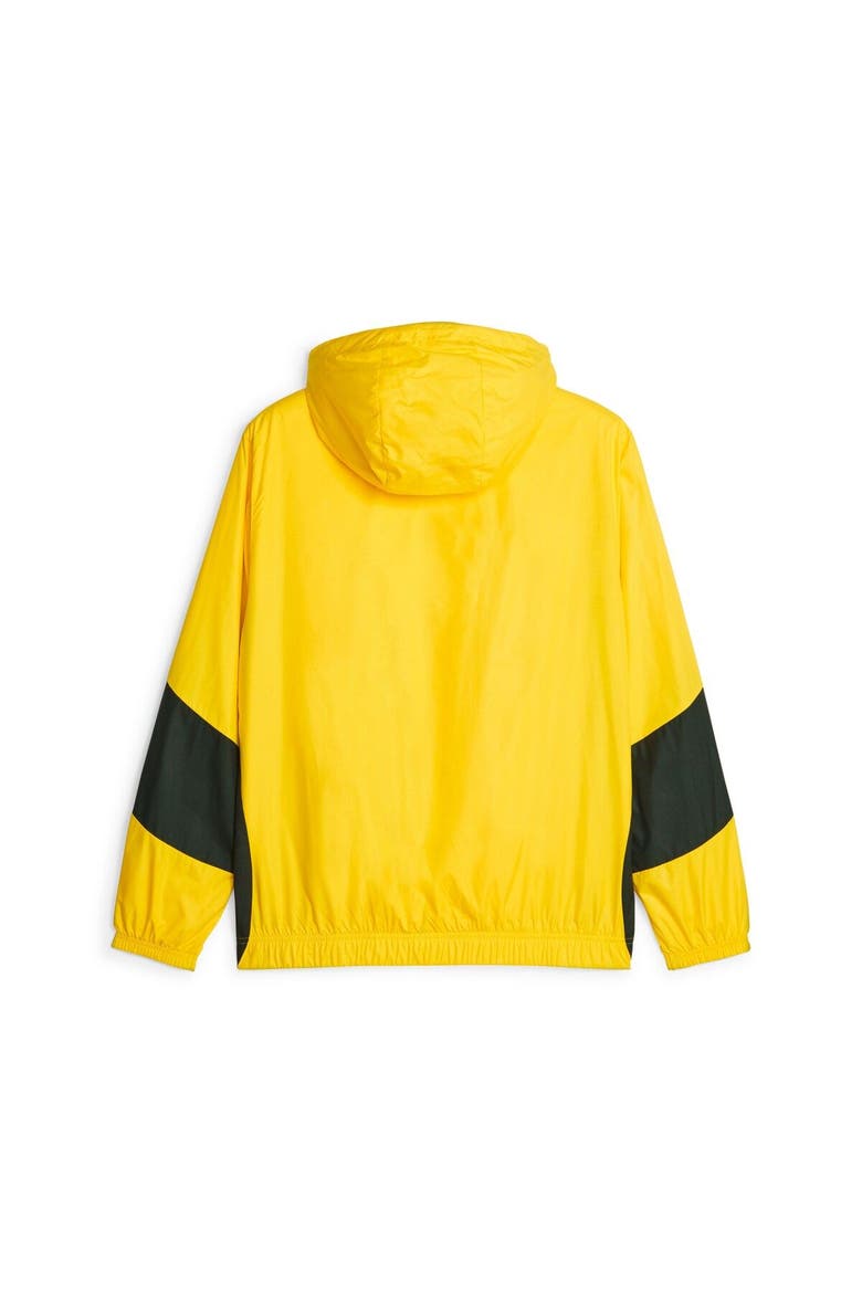 Men's Puma  Yellow Borussia Dortmund 2023/24 Pre-Match Anthem Full-Zip Hoodie Jacket, Alternate, color, Yellow