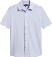 Johnston & Murphy Bennett Gingham Short Sleeve Button-Up Shirt