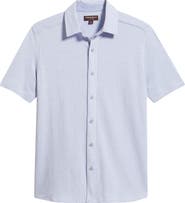 Johnston & Murphy Bennett Gingham Short Sleeve Button-Up Shirt