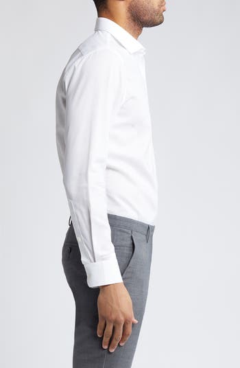 Luxe Slim Fit Solid Dress Shirt