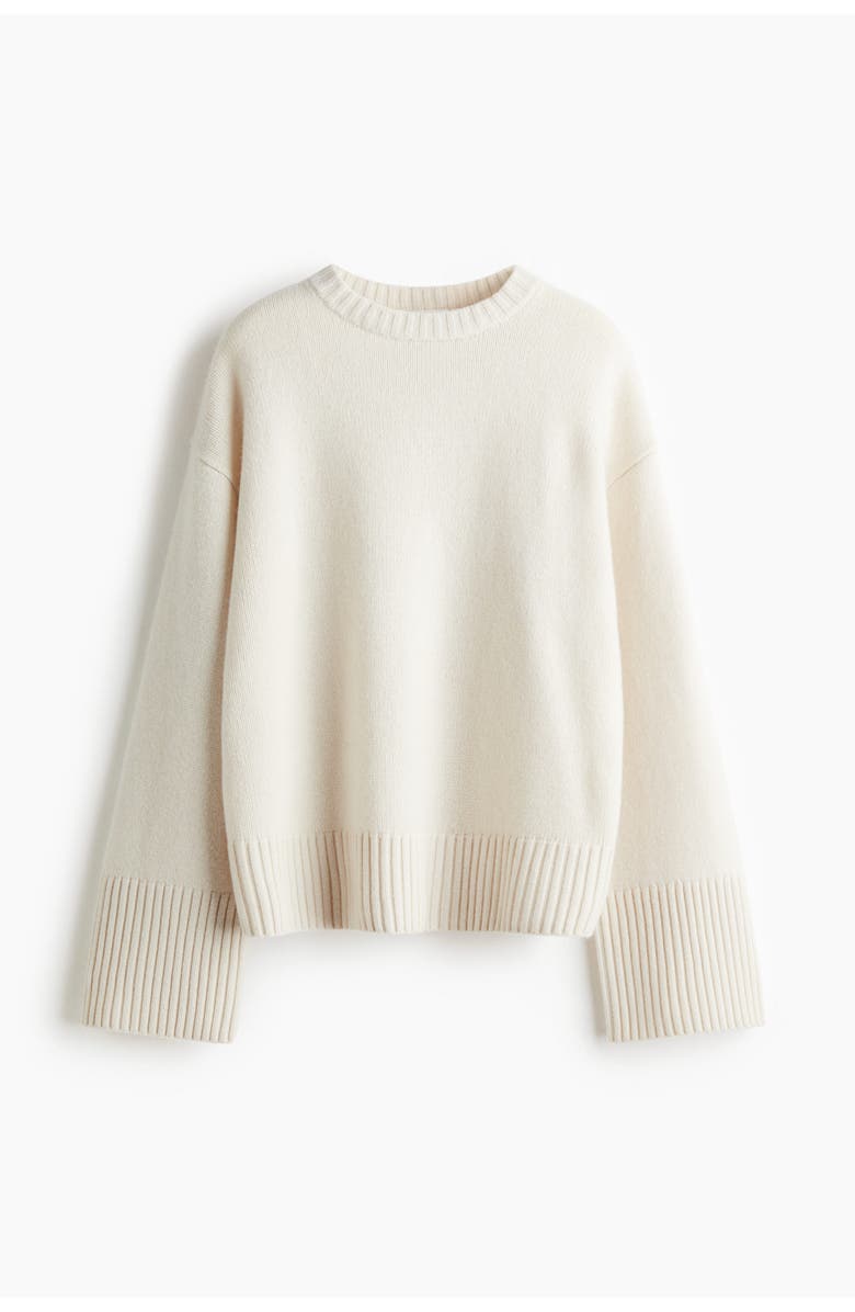 H&M Cashmere-blend Jumper, Main, color, Cream