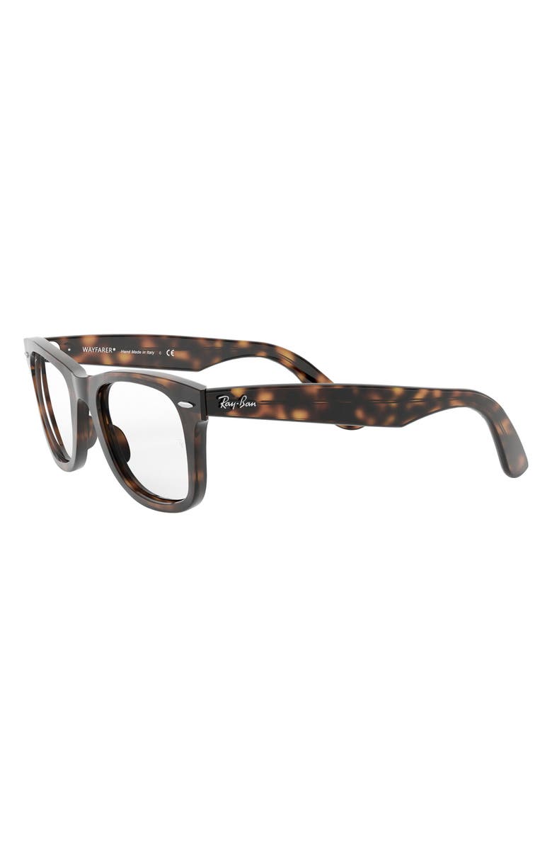 Ray-Ban 50mm Optical Glasses, Alternate, color, Havana