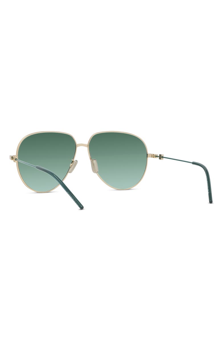 Givenchy GV Speed Gradient Pilot Sunglasses, Alternate, color,