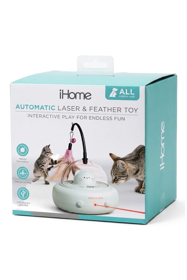 Interactive Laser Cat Toy, Alternate, color, CLEAR