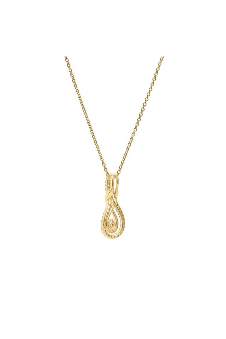 Aveline 14K Gold Diamond Pendant - 0.13 ct, Alternate, color, 14K Yellow Gold