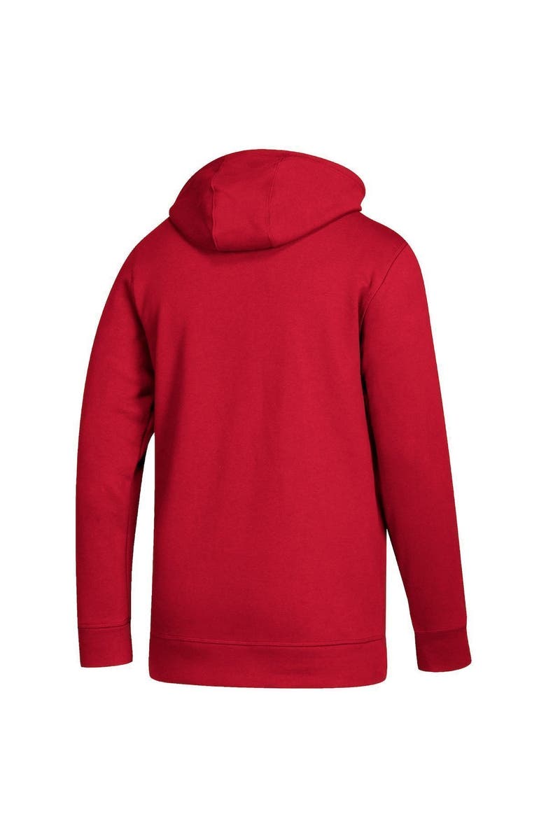 adidas Men's adidas Red Manchester United Box Pullover Hoodie, Alternate, color, 