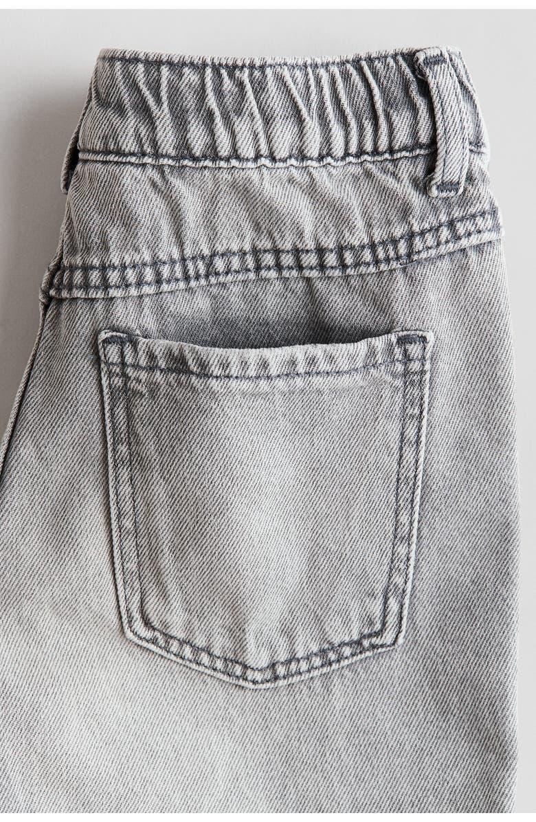 H&M Loose-fit denim shorts, Alternate, color, 