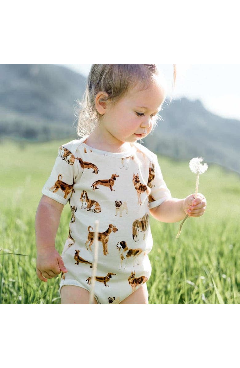 Milkbarn Organic Cotton One Piece, Alternate, color, Chicken