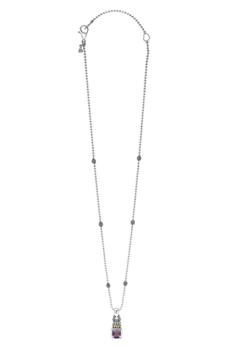 LAGOS Rittenhouse Pendant Necklace, Main, color, Amethyst