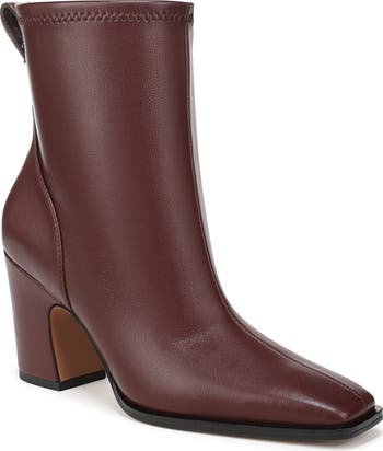 (取寄) フランコ サルト レディース  Franco Sarto women Jayton Oxblood Red Franco Sarto Jayton Square Toe Bootie (Women) | Nordstromrack