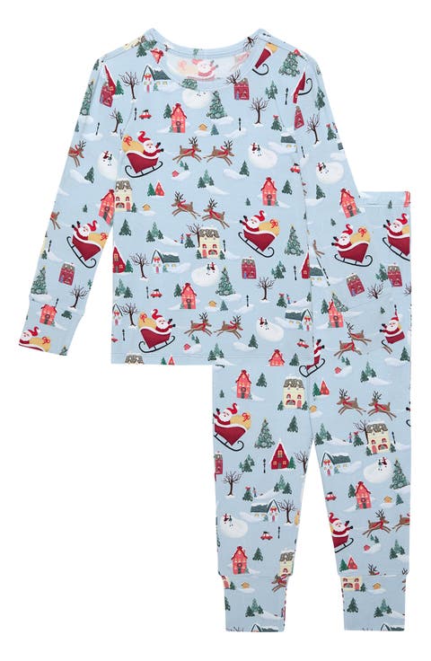 Kids' Print Fitted Two-Piece Pajamas (Toddler & Little Kid)