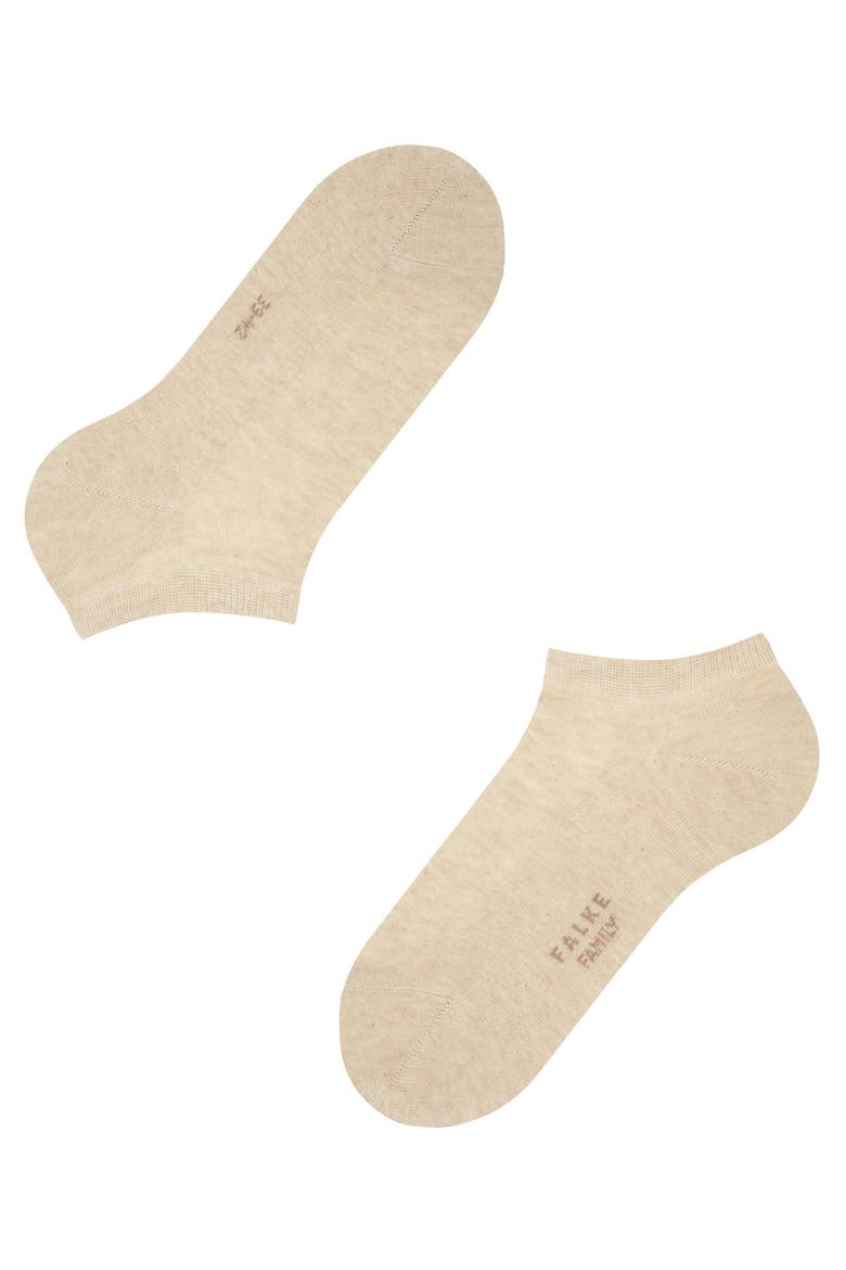 Family Sustainable Cotton Sneaker Socks, Alternate, color, Sand Melange