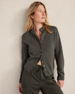 Haven Well Within Organic Cotton Roll Neck Cardigan