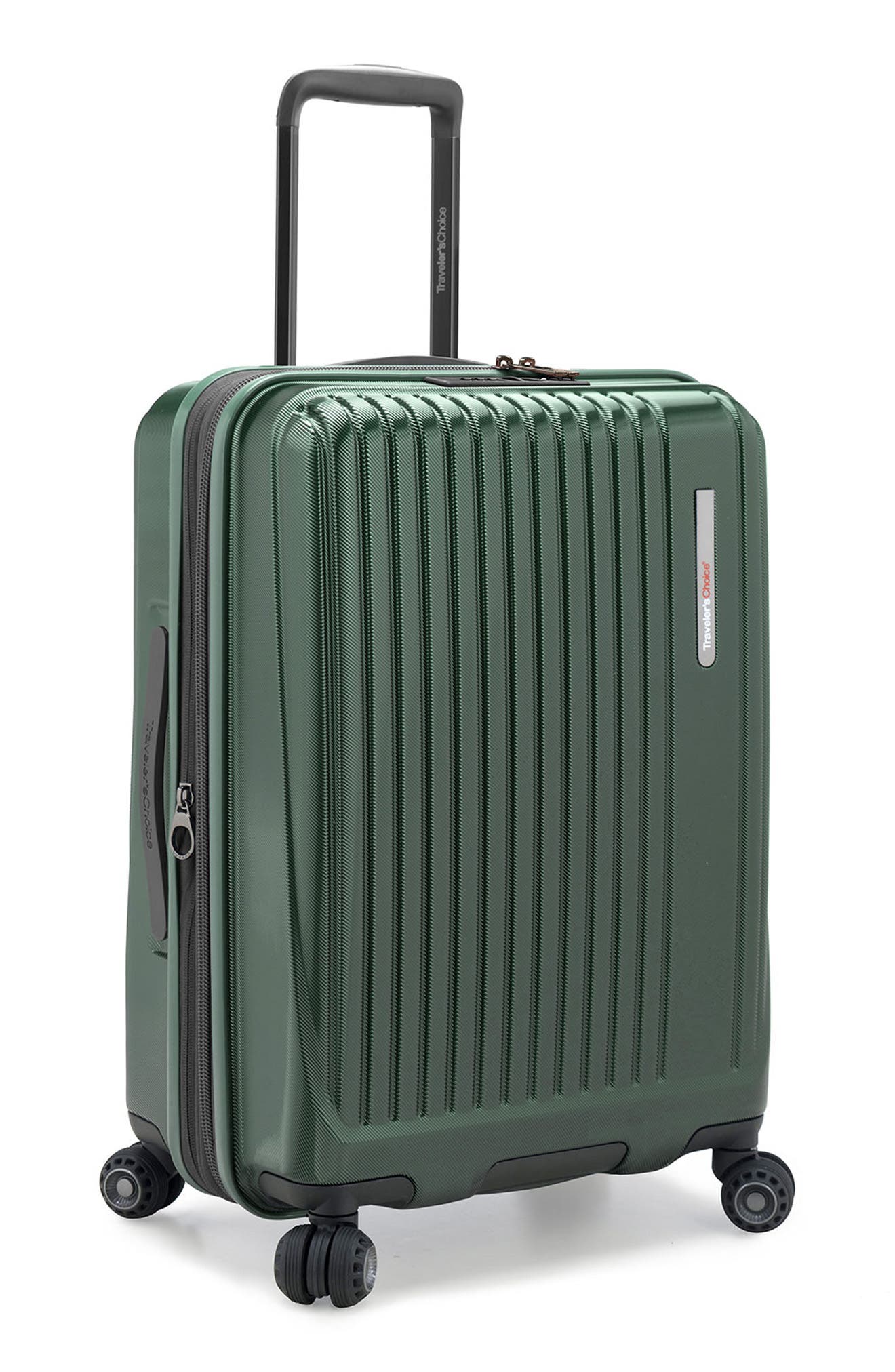 TRAVELERS CHOICE Delmont 26-Inch Hardcase Spinner Luggage, Alternate, color, 