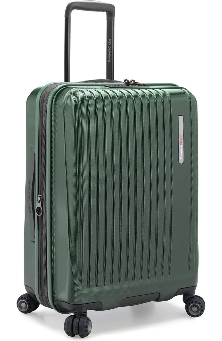 TRAVELERS CHOICE Delmont 26-Inch Hardcase Spinner Luggage, Alternate, color,