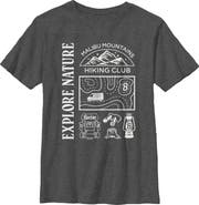 Barbie Boys' Explore Nature and Malibu Mountains Short Sleeve Graphic T-Shirt